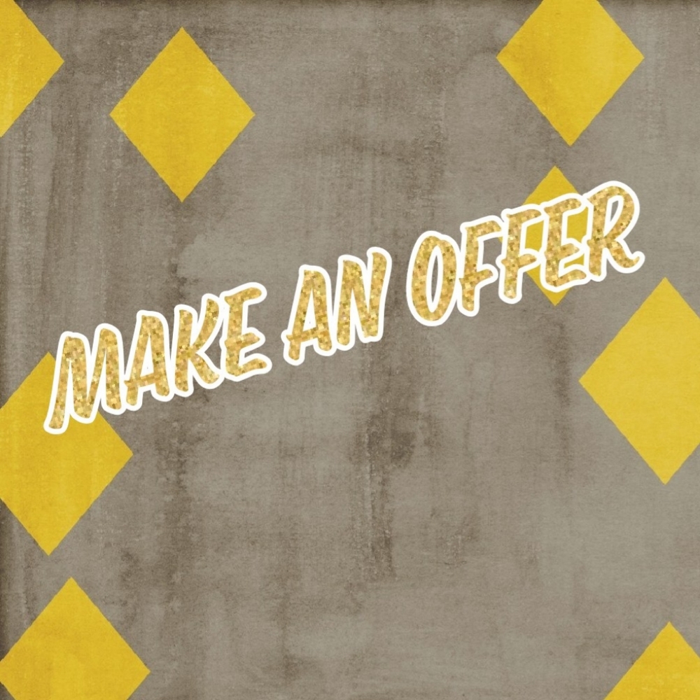 Make an offer on items you like!